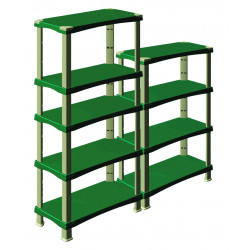 Etagère - Futuro - 80 x 40 x 174 cm - Vert