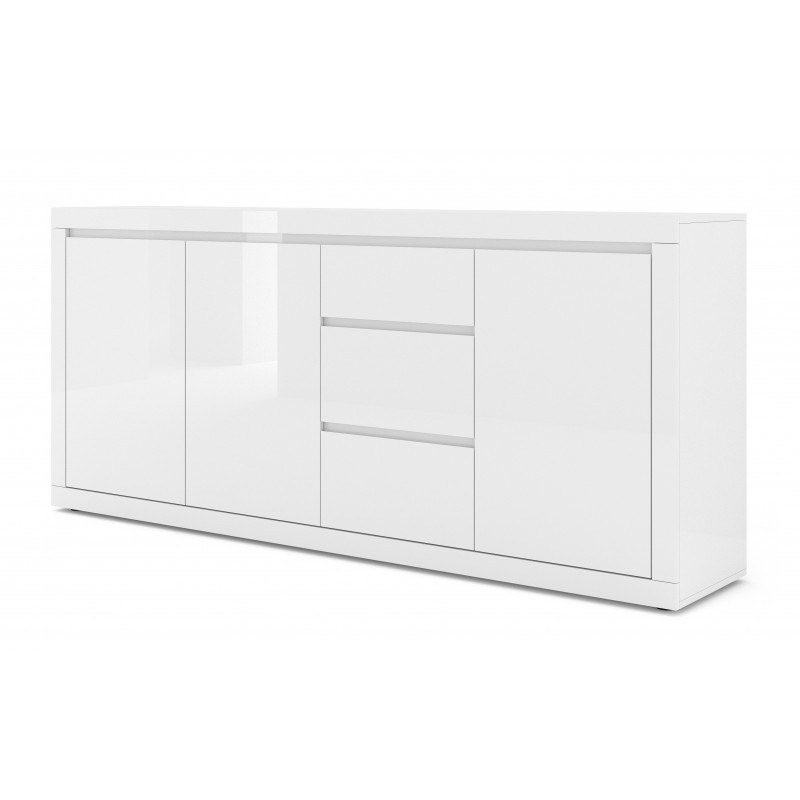 Commode - Bello Bianco 4 - L 195 x P 40 x H 89 cm - Blanc