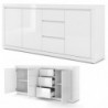 Commode - Bello Bianco 4 - L 195 x P 40 x H 89 cm - Blanc