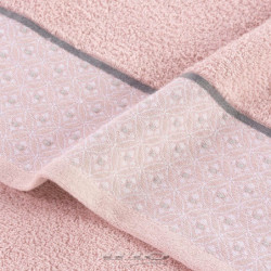 Drap de douche - Belina - 70 x 130 cm - Rose