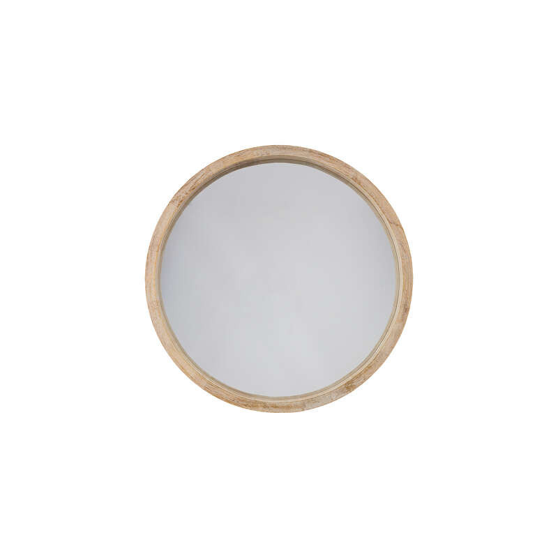 Miroir rond scandi - 50 cm - Beige