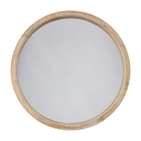 Miroir rond scandi - 50 cm - Beige