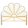 Tête de lit en rotin - Idylle folk - 160 x 140 cm - Beige