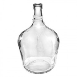 Vase dame-Jeanne - 25 cm - Transparent