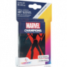 Protèges-cartes Black Widow - Marvel Champions - 6,6 x 9,2 cm - 50 sachets