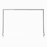 Arche pour table - H 107 x L 117,7 à 211,5 cm - Noir