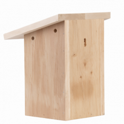 Nichoir mésange bleue - 19,9 x 18,5 x 26 cm - Beige