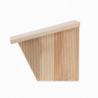 Nichoir rouge-gorge - 25 x 19,8 x 21,6 cm - Beige