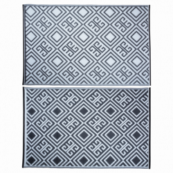 Tapis de jardin - 186 x 119,5 x 0,3 cm - Noir