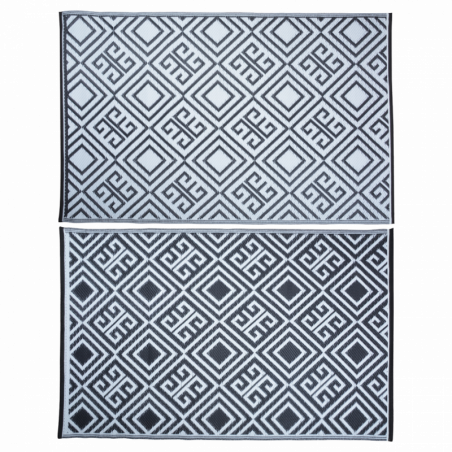 Tapis de jardin - 186 x 119,5 x 0,3 cm - Noir