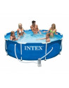 Kit piscine tubulaire ronde 3m05 - Epurateur à cartouches inclus -  Intex