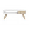 Table de salon - Ver - L 80 x l 40 cm - Chêne Sonoma