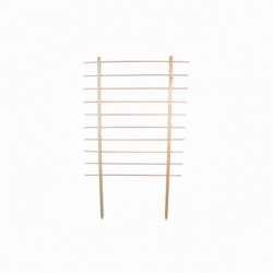 Clôture en bois - 2,9 x 100 x 170 cm - Beige