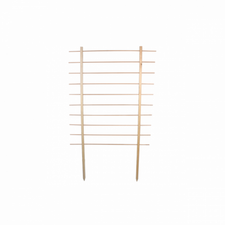 Clôture en bois - 2,9 x 100 x 170 cm - Beige