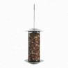 Mangeoire pour noix verte - L 12,6 x l 12,6 x H 22,5 cm - Gris