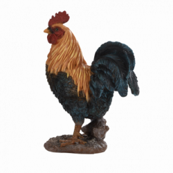 Figurine décorative intérieur ou extérieur - Coq S - H 24 cm