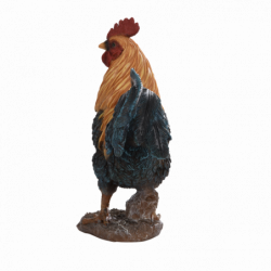 Figurine décorative intérieur ou extérieur - Coq S - H 24 cm