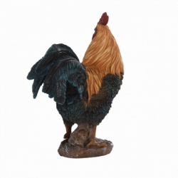 Figurine décorative intérieur ou extérieur - Coq S - H 24 cm