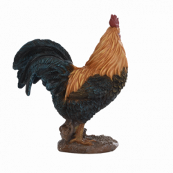 Figurine décorative intérieur ou extérieur - Coq S - H 24 cm