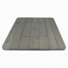 Plateau en bois - 57,4 x 78 x 7,5 cm - Gris