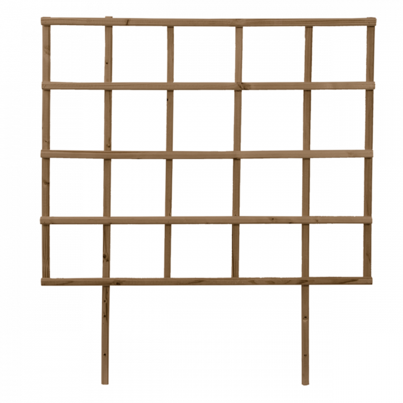 Treillis pour carrés potagers - 3,8 x 78,2 x 84,9 cm - Marron