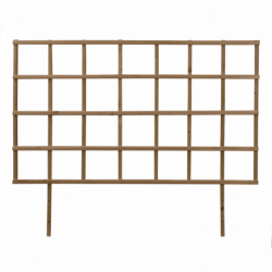 Treillis pour carrés potagers - 3,8 x 118,2 x 84,9 cm - Marron