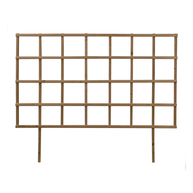 Treillis pour carrés potagers - 3,8 x 118,2 x 84,9 cm - Marron