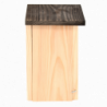 Nichoir et mangeoire 2 en 1 - 13,7 x 27,8 x 24,4 cm - Beige