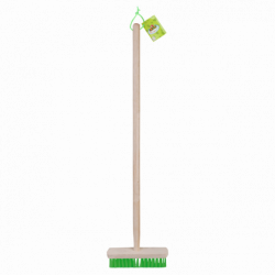 Balai pour enfant - L 4,5 x l 20 x H 80 cm - Vert