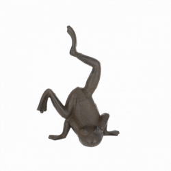 Cale-porte grenouille - L 13,1 x l 22,7 x H 30 cm - Marron