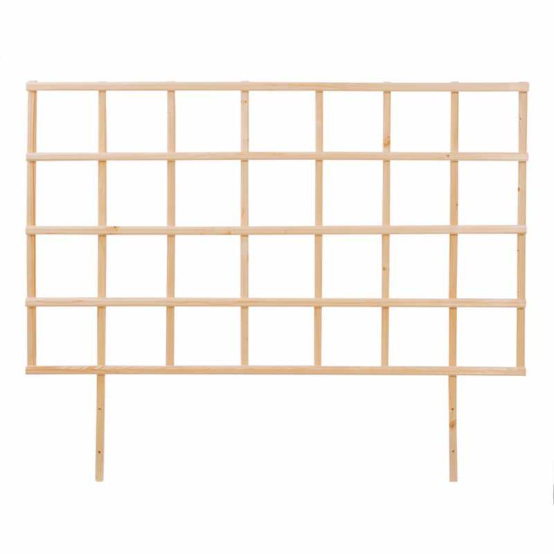 Treillis pour carrés potagers naturel L - L 3,8 x l 118,2 x H 84,9 cm - Beige