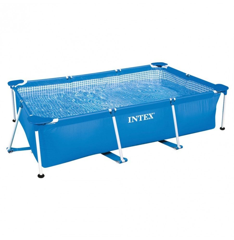 Kit piscine tubulaire rectangle 3x2x0.75m - Epurateur à cartouches inclus - Intex
