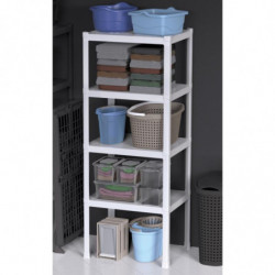 Etagère modulable 4 niveaux H 187 cm -Conditions extrêmes et charge jusqu\'à 240kg - Intérieur/extérieur