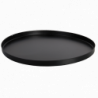 Plaque inférieur ronde - D 50,3 x H 3 cm - Noir