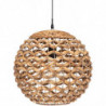 Suspension lumineuse naturelle en jacinthe - D 38 cm - Plafonnier