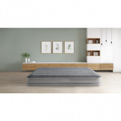 Matelas gonflable 2 places Intex - Mid Rise Flex Pump - Gonfleur USB intégré - 1,52 x 2m x H 30cm