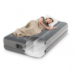 Matelas gonflable 1 place Intex - Mid Rise Flex Pump - Gonfleur USB intégré - 0,99 x 1,91 m x H 30 cm