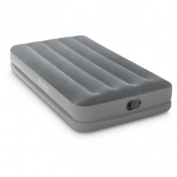 Matelas gonflable 1 place Intex - Mid Rise Flex Pump - Gonfleur USB intégré - 0,99 x 1,91 m x H 30 cm