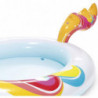 Piscine gonflable Licorne avec toit pare-soleil amovible - Intex - Avec jets arroseurs