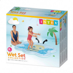 Piscinette gonflable avec jets d'eau abeille Intex - 1,27m x 1,02m - Dès 2 ans