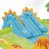 Aire de jeux piscine gonflable Dinosaures Intex - 191 x 152 cm - Avc toboggan et jets d'eau