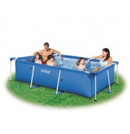 Kit piscine tubulaire rectangle 3x2x0.75m - Epurateur à cartouches inclus -  Intex