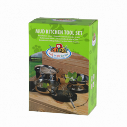 Set ustensile de cuisine dinette pour enfants en Inox - 6 accessoires de cuisine