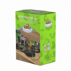 Set ustensile de cuisine dinette pour enfants en Inox - 6 accessoires de cuisine