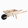 Brouette en bois pour enfant - L 95,5 x P 32,8 x H 28 cm