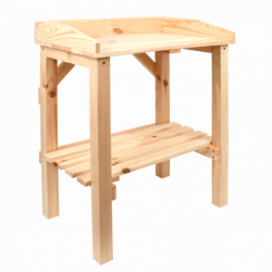 Table à rempoter pour enfant - L 48 x P 32,2 x H 60,8 cm - Bois de pin