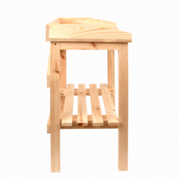 Table à rempoter pour enfant - L 48 x P 32,2 x H 60,8 cm - Bois de pin