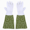 Gants de jardin en cuir résistant aux ronces et épines - Taille M