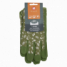 Gants de jardin - Taille M - Motifs imprimés - Vert