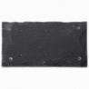Plaque de maison en ardoise - 15 x 25 cm - Plaque d'adresse 6 trous prépercés